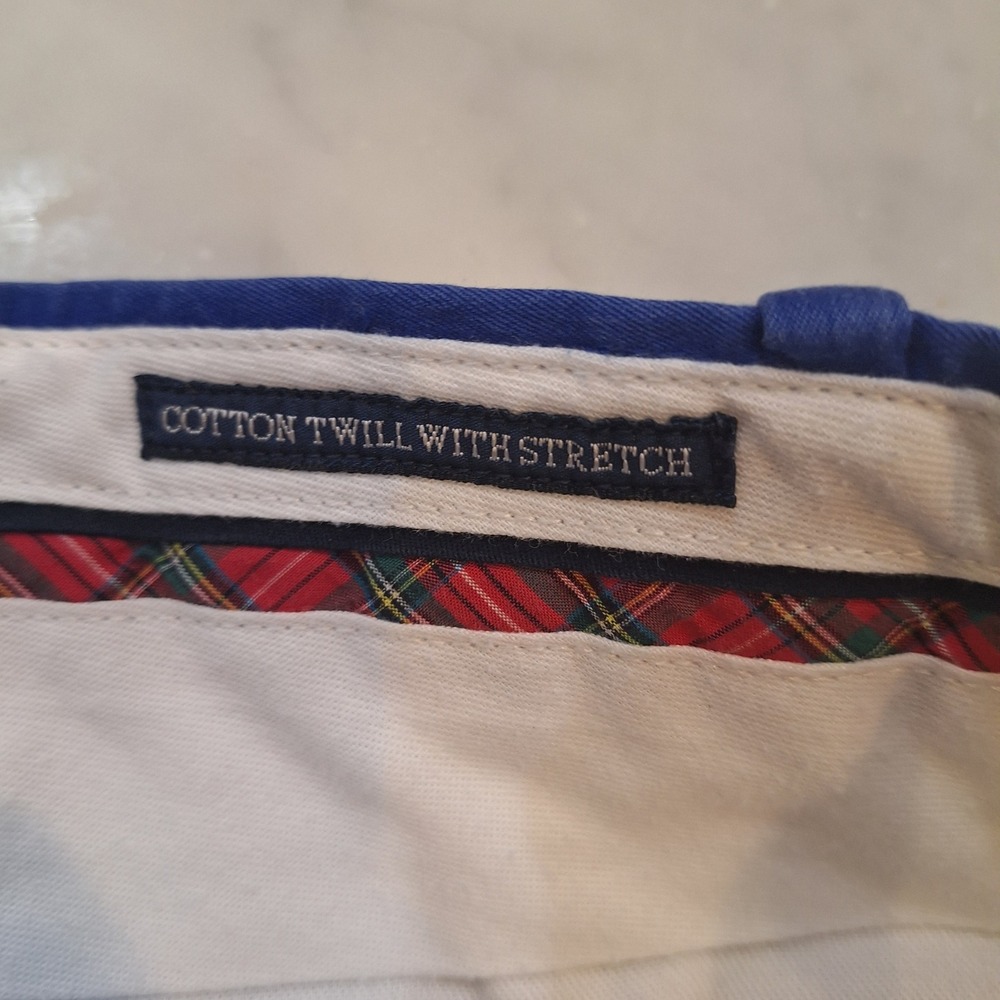 Polo Golf Ralph Lauren Shorts Mens 36 Blue Cotton Twill Stretch Crest Chino Golf - Picture 5 of 10